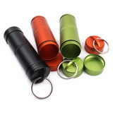 Maxbell Maxbell Waterproof Aluminum Pill Storage Box Capsule Container Tablet Bottle orange