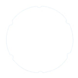 8xArchery Compound Bow Clarifier Lens Peep Sight 4 6 8 Times Lens 6 times