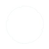 8xArchery Compound Bow Clarifier Lens Peep Sight 4 6 8 Times Lens 8 times