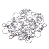 Maxbell Maxbell 20pcs Zinc Alloy Swivel Trigger Keychain Clip Lobster Clasp Snap Hook 3.2g