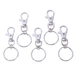 Maxbell Maxbell 20pcs Zinc Alloy Swivel Trigger Keychain Clip Lobster Clasp Snap Hook 3.2g