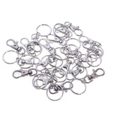 Maxbell Maxbell 20pcs Zinc Alloy Swivel Trigger Keychain Clip Lobster Clasp Snap Hook 3.2g