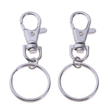 Maxbell Maxbell 20pcs Zinc Alloy Swivel Trigger Keychain Clip Lobster Clasp Snap Hook 3.2g