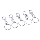 Maxbell Maxbell 20pcs Zinc Alloy Swivel Trigger Keychain Clip Lobster Clasp Snap Hook 3.2g