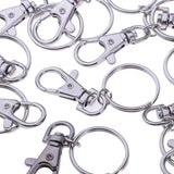 Maxbell Maxbell 20pcs Zinc Alloy Swivel Trigger Keychain Clip Lobster Clasp Snap Hook 3.8g