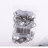 Maxbell Maxbell 20pcs Zinc Alloy Swivel Trigger Keychain Clip Lobster Clasp Snap Hook 3.8g