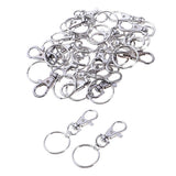 Maxbell Maxbell 20pcs Zinc Alloy Swivel Trigger Keychain Clip Lobster Clasp Snap Hook 5.8g