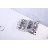 Maxbell Maxbell 20pcs Zinc Alloy Swivel Trigger Keychain Clip Lobster Clasp Snap Hook 5.8g