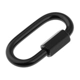 Maxbell Maxbell Stainless Steel Quick Link Screw Chain Fastener Locking Hook Carabiner 4mm