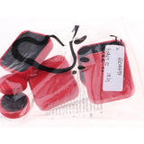 Maxbell Maxbell Wear Resistant Longboard POB Fingers Palm Slide Pucks Set for Downhill Square 6Pcs Red