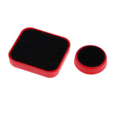 Maxbell Maxbell Wear Resistant Longboard POB Fingers Palm Slide Pucks Set for Downhill Square 6Pcs Red