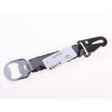 Maxbell Maxbell Paracord Carabiner Survival Keychain for Hiking, Camping, Hunting, Fishing Black