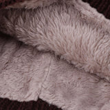Maxbell Maxbell Windproof Fleece Winter Warm Scarf Neck Loop Warmer Neckerchief Coffee