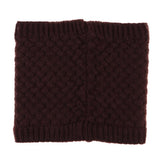 Maxbell Maxbell Windproof Fleece Winter Warm Scarf Neck Loop Warmer Neckerchief Coffee
