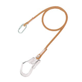 Maxbell Maxbell Safety Outdoor Fall Protection Rope With Snap Hooks, Carabineer 1.6m-Single rope Small buckle