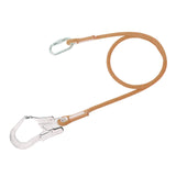 Maxbell Maxbell Safety Outdoor Fall Protection Rope With Snap Hooks, Carabineer 1.6m-Single rope Small buckle