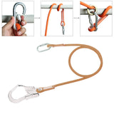 Maxbell Maxbell Safety Outdoor Fall Protection Rope With Snap Hooks, Carabineer 1.6m-Single rope Small buckle