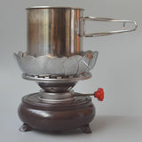 Stainless Steel Alcohol Camp Stove Outdoor Backpacking Picnic Cooking Stoves - Aladdin Shoppers