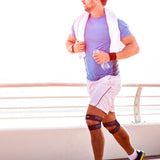 Adjustable Dual Patella Knee Strap Band Brace Support For Running Climbing - Aladdin Shoppers