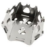 Maxbell Maxbell Folding Outdoor Camping Wood Stove Portable Stainless Steel Picnic Burner, 3.46 x 5.91inch