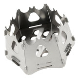 Maxbell Maxbell Folding Outdoor Camping Wood Stove Portable Stainless Steel Picnic Burner, 3.46 x 5.91inch