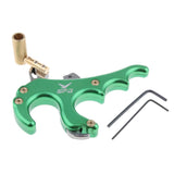 Maxbell Maxbell Archery Release Aid Trigger 4 Finger Grip for Compound Bow Hunting Green