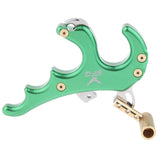 Maxbell Maxbell Archery Release Aid Trigger 4 Finger Grip for Compound Bow Hunting Green