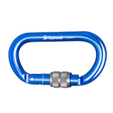 Maxbell 4 Piece 25KN Aluminum Rock Climbing Rescue Safety D Type Carabiner Screwgate