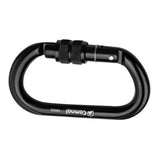 Maxbell 4 Piece 25KN Aluminum Rock Climbing Rescue Safety D Type Carabiner Screwgate