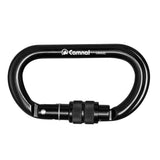 Maxbell 4 Piece 25KN Aluminum Rock Climbing Rescue Safety D Type Carabiner Screwgate