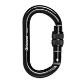 Maxbell 4 Piece 25KN Aluminum Rock Climbing Rescue Safety D Type Carabiner Screwgate