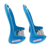 Maxbell Maxbell 1Pair Stainless Steel Horse Saddle English Stirrups Horse Riding Blue