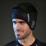 Maxbell Maxbell Windproof Sports Winter Earmuffs Stretchy Headband Fleece Ear Warmer Black L