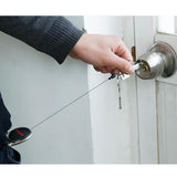 Maxbell Maxbell Retractable Keychain Carabiner Badge Recoil Reel Key Ring Holder Clip Black