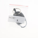 Maxbell Maxbell Retractable Keychain Carabiner Badge Recoil Reel Key Ring Holder Clip Black