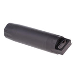 Maxbell Maxbell Waterproof Mini Aluminium Pill Holder Case Bottle Drug Container Keychain Style 3-Dark Gray