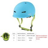 Maxbell Children's Scooter BMX Bike Helmet Adjustable Safety Skateboard Helmets S Blue - Aladdin Shoppers