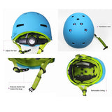 Maxbell Children's Scooter BMX Bike Helmet Adjustable Safety Skateboard Helmets S Blue - Aladdin Shoppers