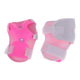 Maxbell Maxbell 6Pcs Skating Protective Gear Set Bicycle Skateboard Skate Roller Protector Pink