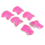 Maxbell Maxbell 6Pcs Skating Protective Gear Set Bicycle Skateboard Skate Roller Protector Pink