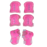 Maxbell Maxbell 6Pcs Skating Protective Gear Set Bicycle Skateboard Skate Roller Protector Pink