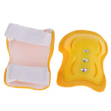 Maxbell Maxbell 6Pcs Skating Protective Gear Set Bicycle Skateboard Skate Roller Protector Yellow