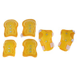Maxbell Maxbell 6Pcs Skating Protective Gear Set Bicycle Skateboard Skate Roller Protector Yellow