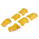Maxbell Maxbell 6Pcs Skating Protective Gear Set Bicycle Skateboard Skate Roller Protector Yellow