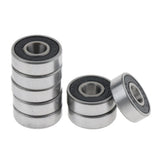 Maxbell Maxbell 8pcs Chrome Steel Skateboard Bearings Longboard Skate Ball Bearing Black