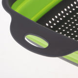 Maxbell Kitchen Foldable Strainers Over The Sink Vegetable/Fruit Colanders Strainers Big Green