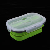 Maxbell Maxbell Collapsible Camping Bowl 850ml Outdoor Silicone Hiking Travel Bowl Green