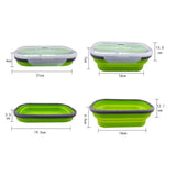 Maxbell Maxbell Collapsible Camping Bowl 850ml Outdoor Silicone Hiking Travel Bowl Green