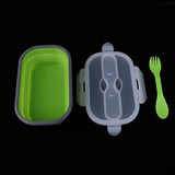 Maxbell Maxbell Collapsible Camping Bowl 850ml Outdoor Silicone Hiking Travel Bowl Green