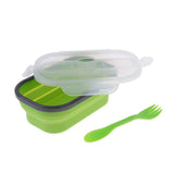 Maxbell Maxbell Collapsible Camping Bowl 850ml Outdoor Silicone Hiking Travel Bowl Green